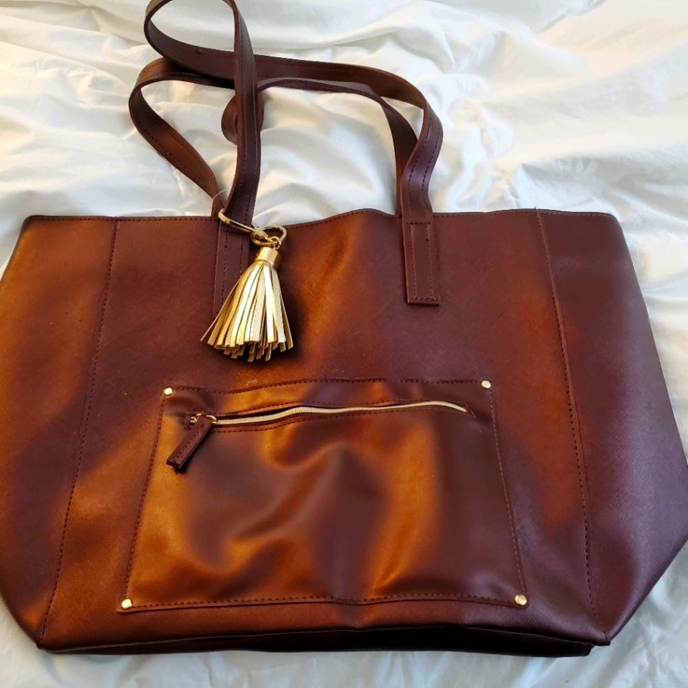 Burgandy Tote New